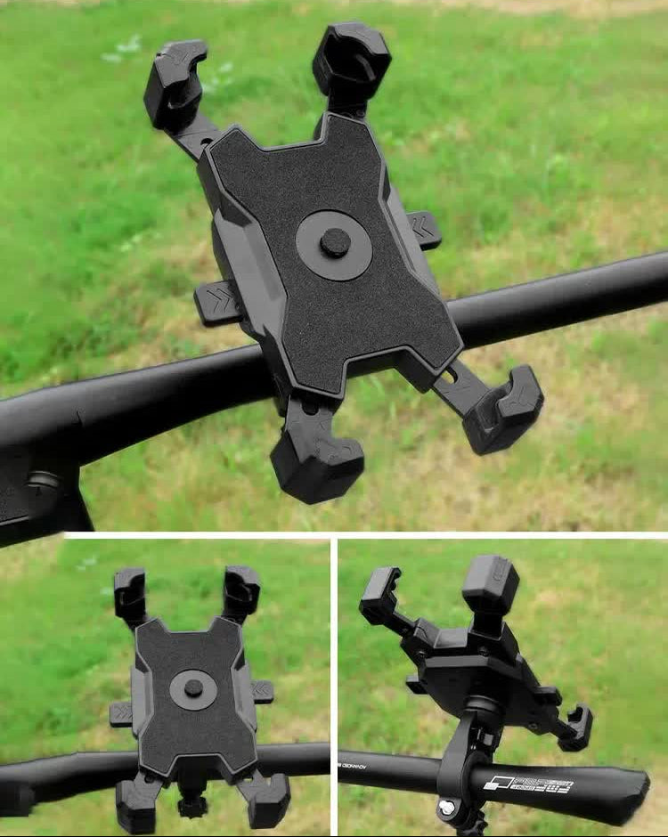 Secure Grip Bike Phone Mount - Red and Black