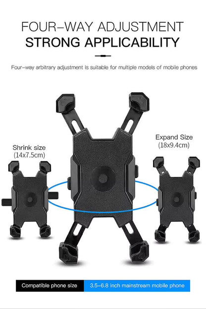 Secure Grip Bike Phone Mount - Yellow and Black