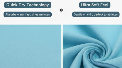 2-Pack of Wind Trainer Towels - Cherry Red
