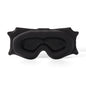3-Pack of Contoured Zero-Pressure Sleep Masks (black)