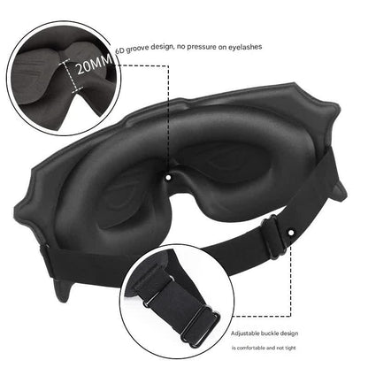 3-Pack of Contoured Zero-Pressure Sleep Masks (Purple)