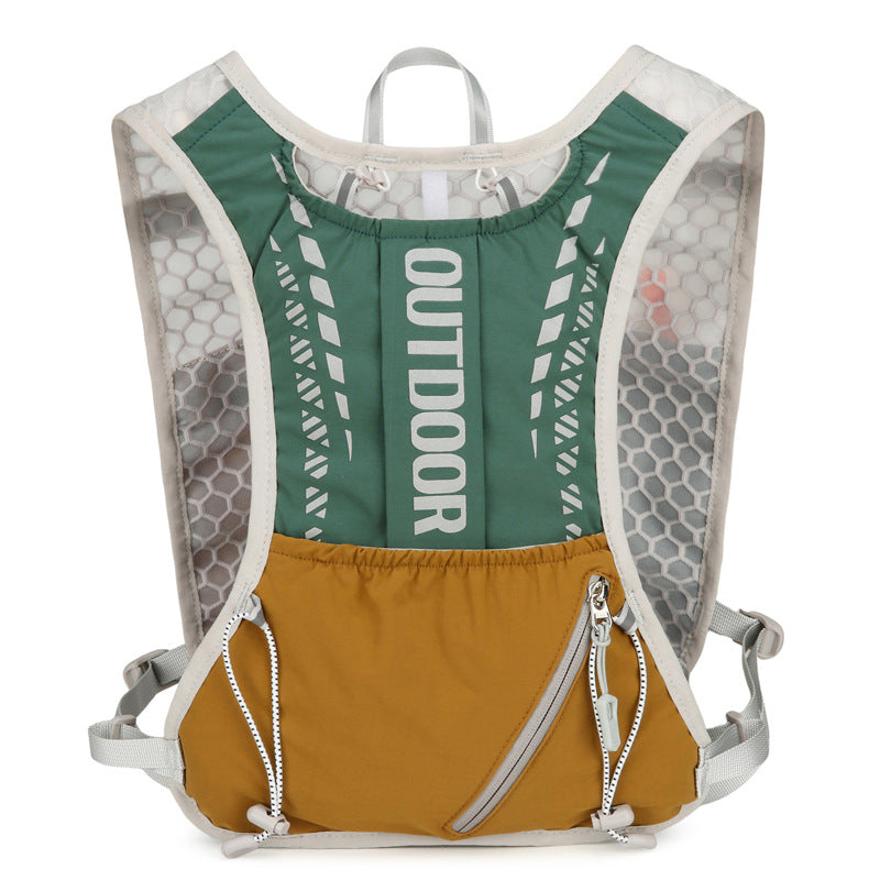 5L Capacity Breathable Hydration Vest - Green