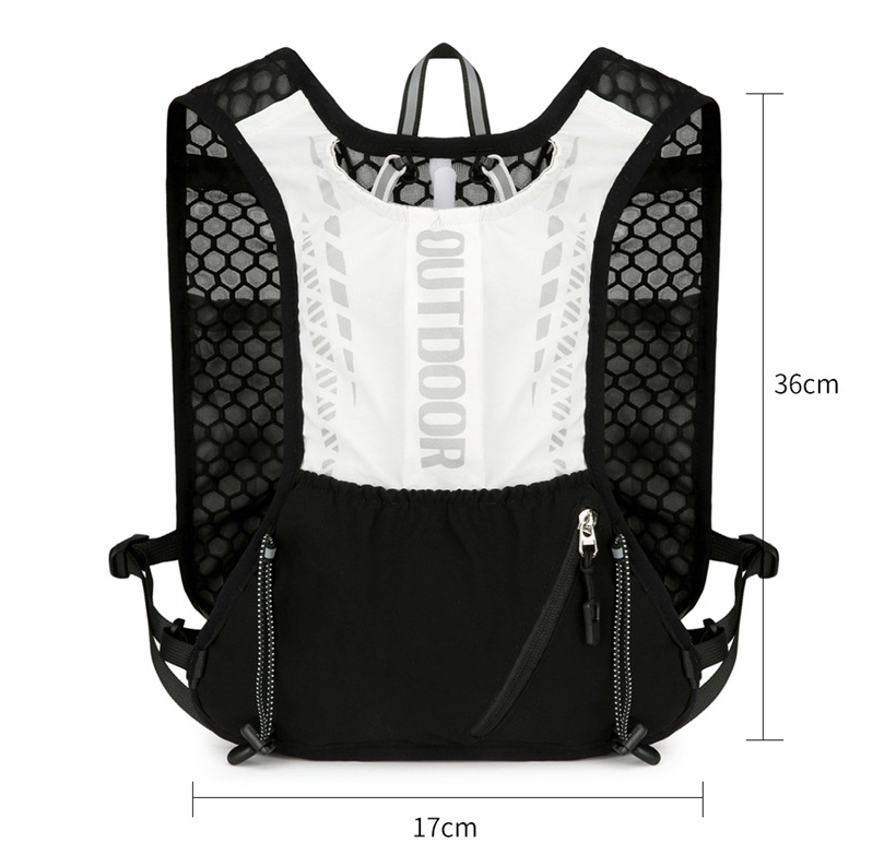 5L Capacity Breathable Hydration Vest - Green