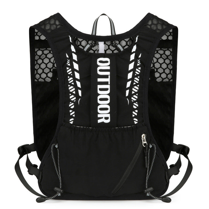 5L Capacity Breathable Hydration Vest - Black