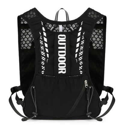 5L Capacity Breathable Hydration Vest - Black
