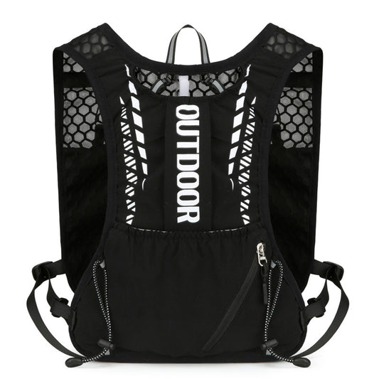 5L Capacity Breathable Hydration Vest - Black