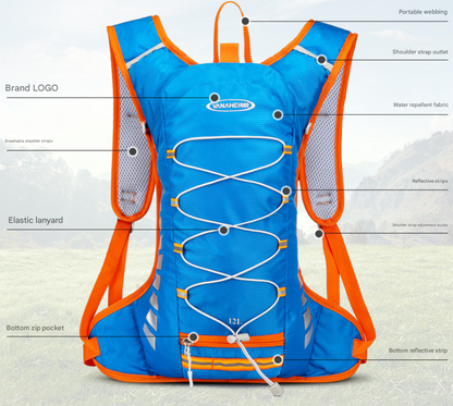 Breathable Sports Daypack - Orange