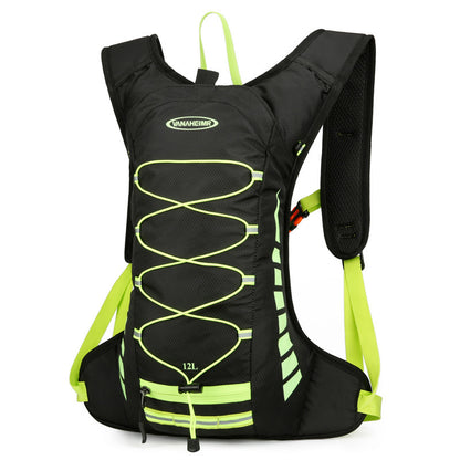 Breathable Sports Daypack - Black + Yellow