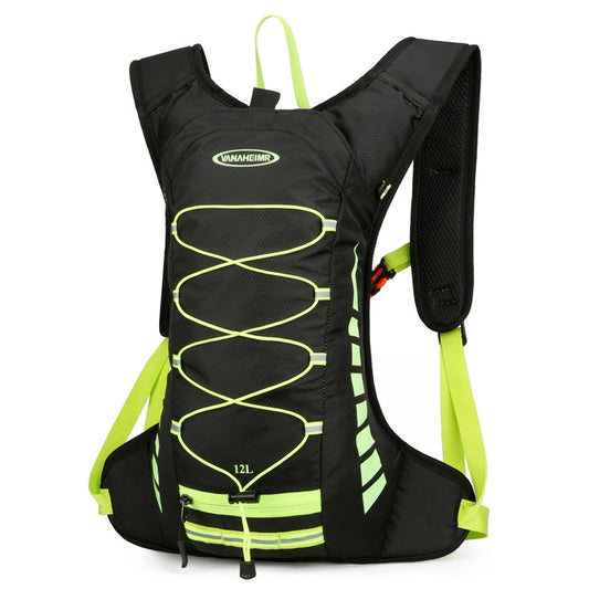 Breathable Sports Daypack - Black + Yellow