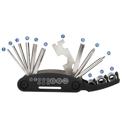 16-in-1 Bicycle Repair Tool Kit