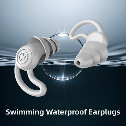 2-Pairs Silicone Ear Plugs - Green