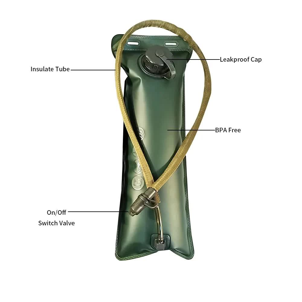 2.5L Hydration Bladder - Black