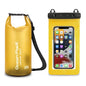 Waterproof Dry Bag + Bonus Phone Pouch - Yellow 20L