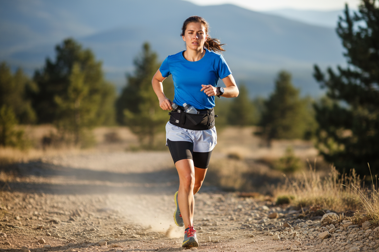 Trail Running Belt - Grey Medium (74-86cm)