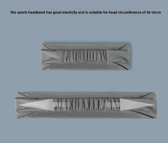 Pair of Moisture Wicking Headbands - Black & Blue