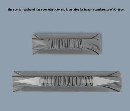 Pair of Moisture Wicking Headbands - Black & Blue
