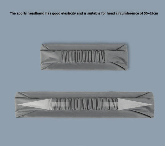 Pair of Moisture Wicking Headbands - Black & Pink