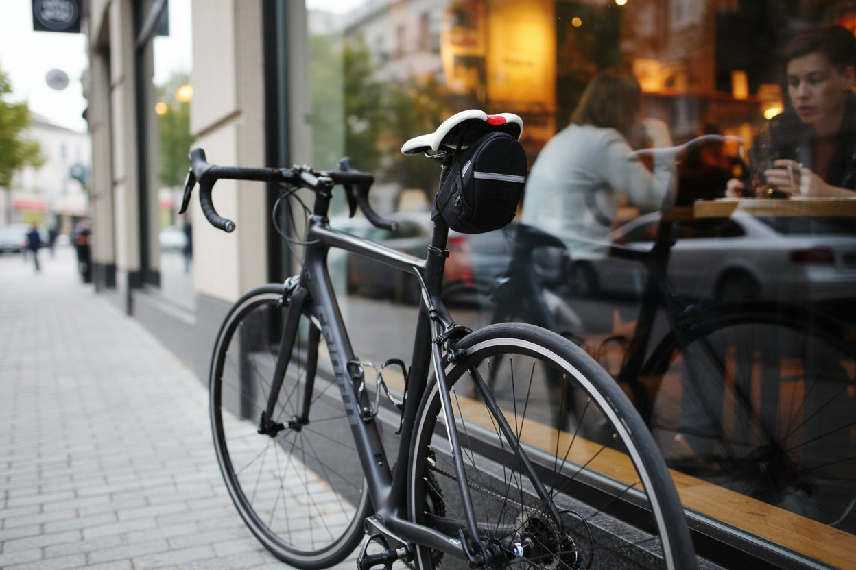 Reflective Wedge Saddle Pack - Black