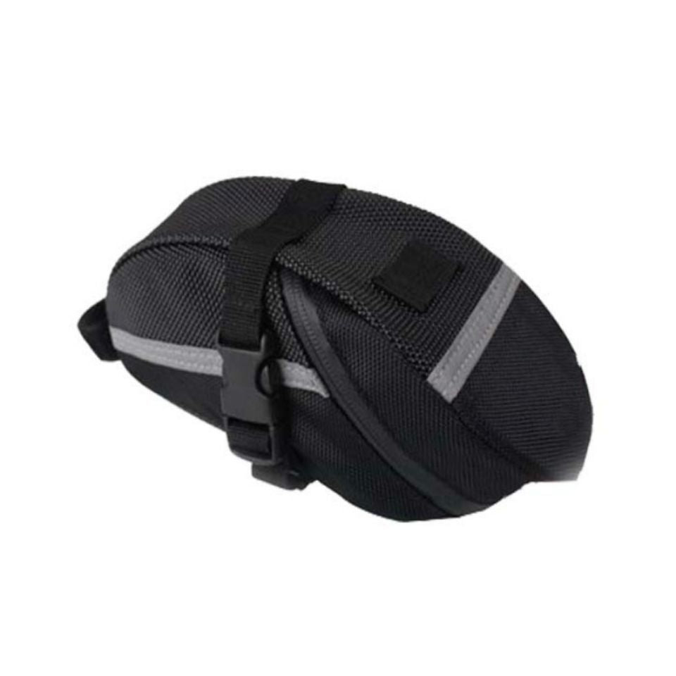 Reflective Wedge Saddle Pack - Black