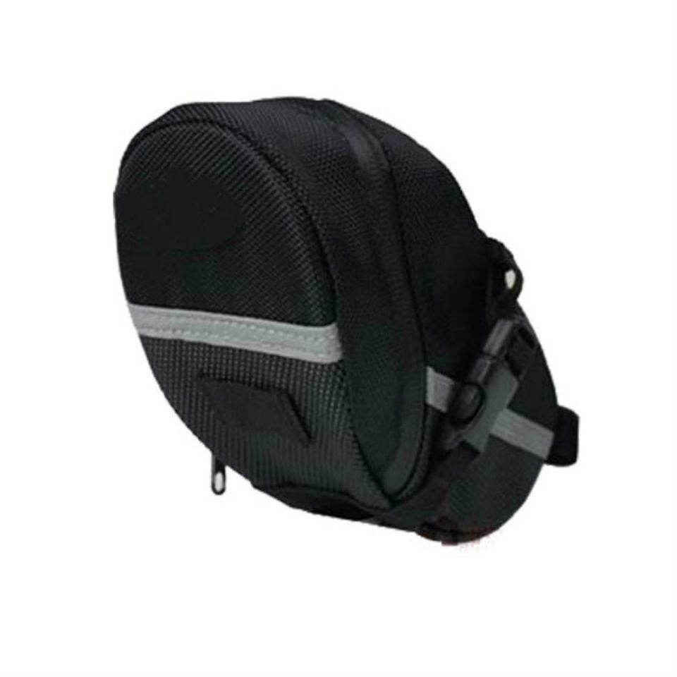 Reflective Wedge Saddle Pack - Black