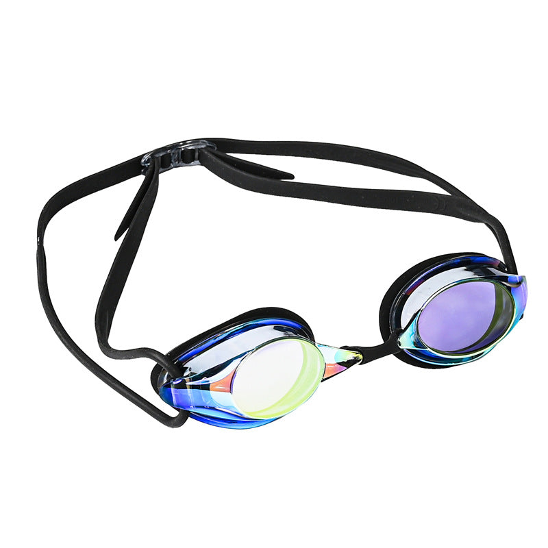 Elite Mirror Lens Swim Goggles - Black