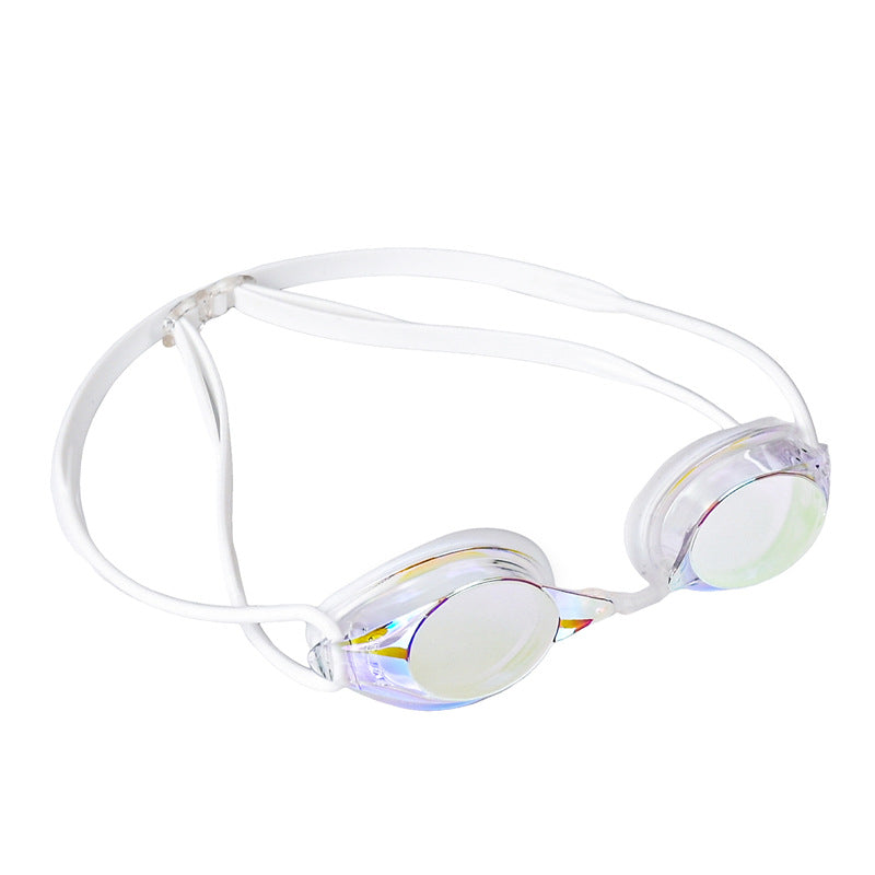 Elite Mirror Lens Swim Goggles - White