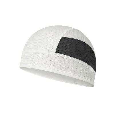 Under Helmet Mesh Cycling Cap - White