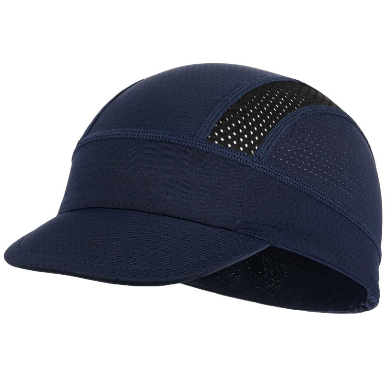 Under Helmet Mesh Cycling Cap - Navy Blue