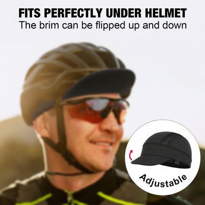 Under Helmet Mesh Cycling Cap - Red