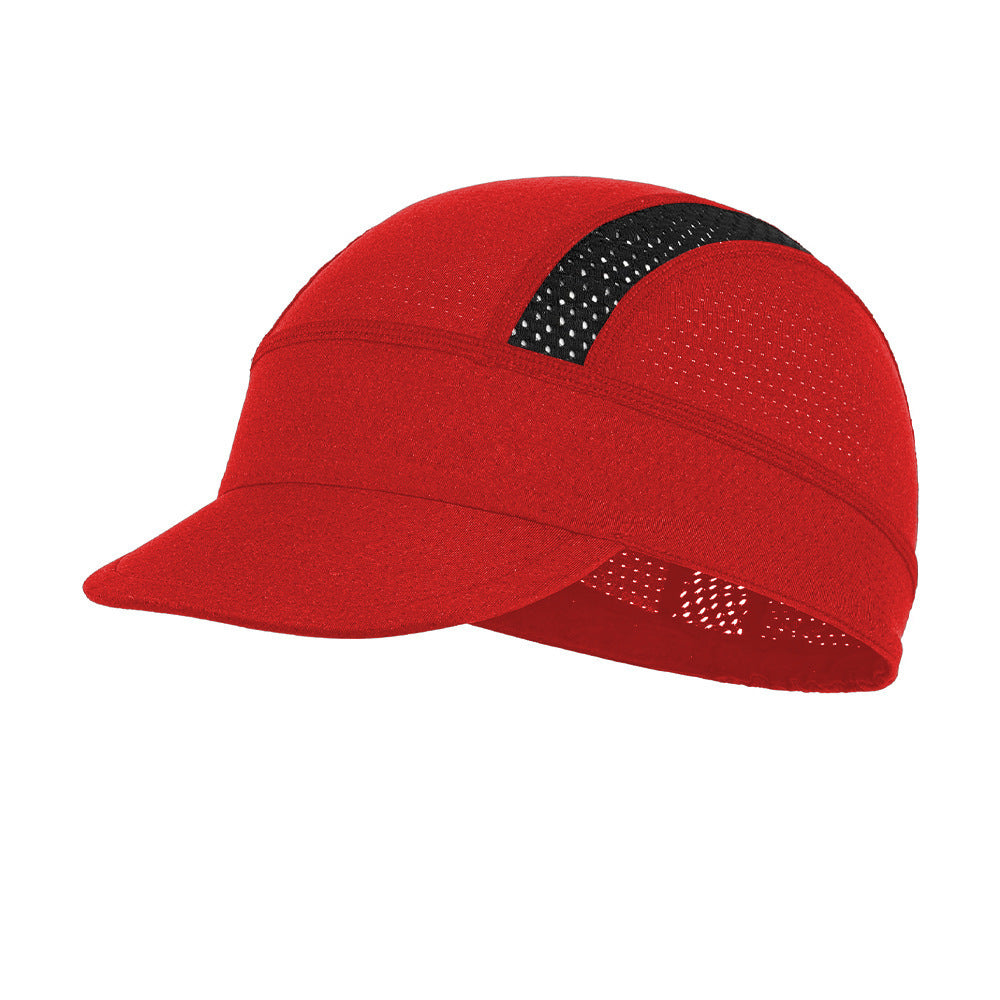 Under Helmet Mesh Cycling Cap - Red
