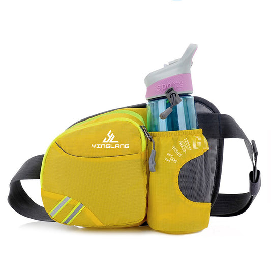 Lightweight Long Run Bottle Belt - Yellow