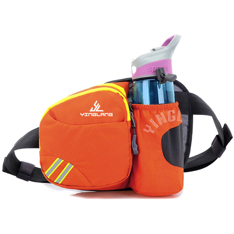 Lightweight Long Run Bottle Belt - Orange