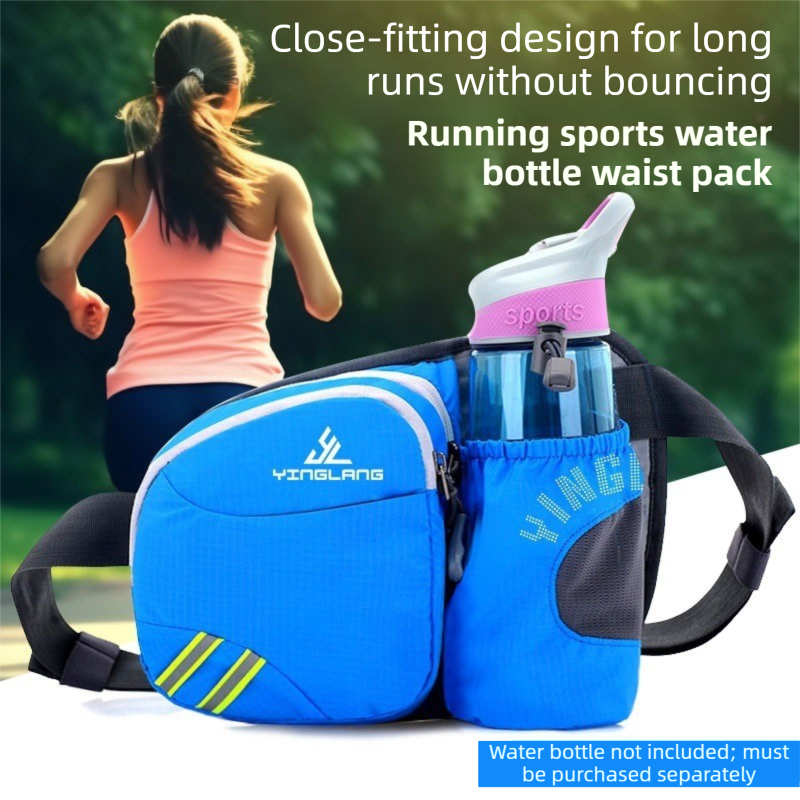 Lightweight Long Run Bottle Belt - Orange