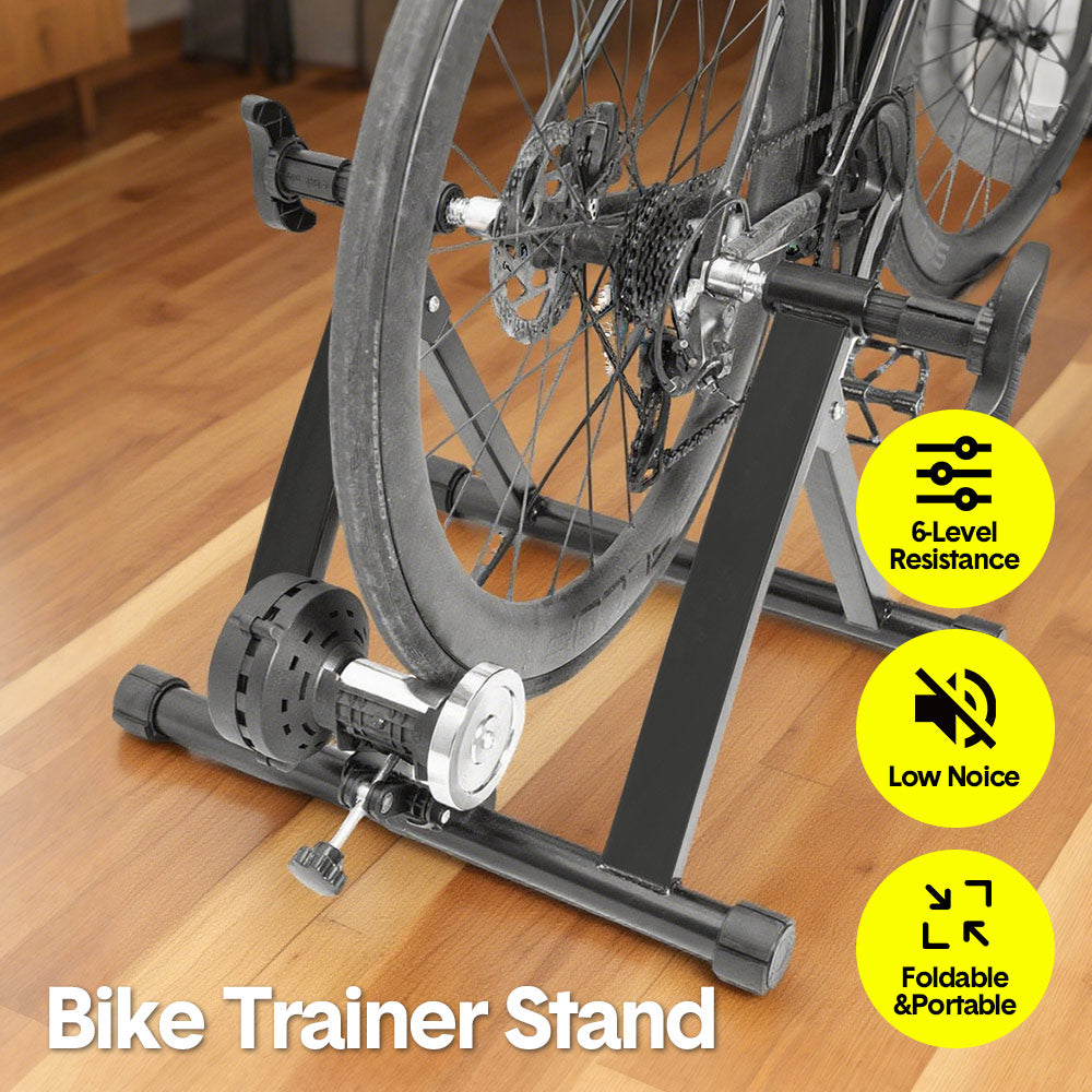 Indoor Bike Trainer with Noise Reduction